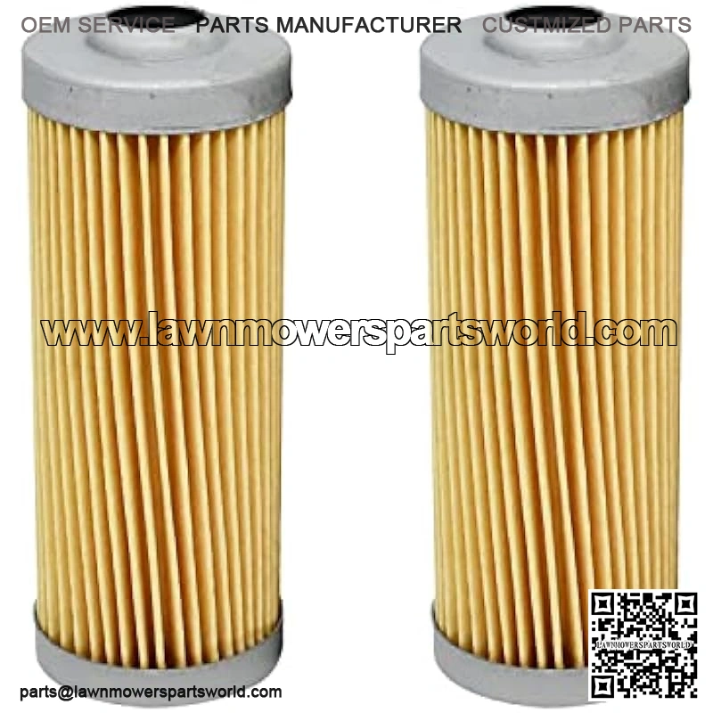 M801101 8970713480 CH10479 Fuel Filter MIU804763 Compatible with John Deere Compact Tractor 790 655 4300 4210 4200 2025R Lawn Tractor X749 X748 X744 Skid-Steer 3375 375 Front Mower F1145 F915 2PCS