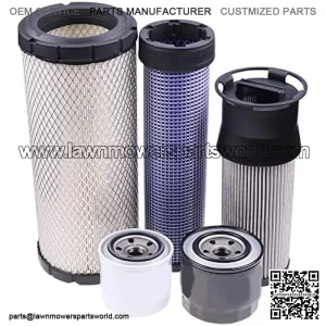 Filter Kit LVA21202 Compatible for John Deere Compact Tractor 3120 3320 3520 3720 4105