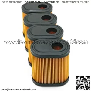 4 Pack 36905 Air Filter Replace for 740083A,Craftsman 33331 Fits LEV100 LEV115 LEV120 LV195EA OVRM65 OVRM105 OVRM120 Lawn Mower Air Cleaner Element