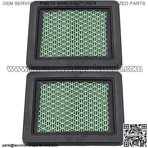 2Pack Air Filter Element for Honda HRR216 HRB216 HRB217 HRC216 HRS216 HRT216 HRX217 HRZ216 Walk-Behind Lawn Mower Engine Parts
