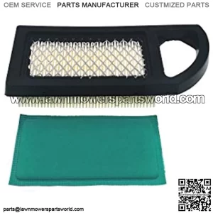 697152 Air Filter Short Type Replace 613022 695643 697775 698143 797007 794421 OEM Air Cleaner Cartridge with 697292 Pre Filter Fits Lawn Mower