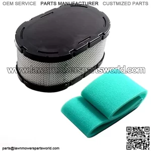 Air Filter with Pre-Cleaner fits EZT715 EZT725 EZT740 EZT750 KT610 KT620 EKT740 EKT750 Lawn Mower Engines, Parts 16-083-04-S & 16-083-05-S Replacement