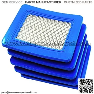 5 Pack 491588 Air Filter Replace for 491588S,AM116236, Toro 119-1909, Craftsman 3364 Air Cleaner, Lawn Mower Air Filter