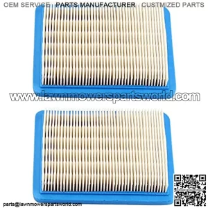 (Pack of 2) Flat Air Filter for Troy Bilt TB466 TB210 TB230 TB110 TB280ES TB320 TB380 TB380ES TB672 TB449E TB270ES TB866XP TB566 Lawn Mower