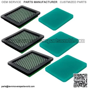 3 Pack GCV160 GCV190 Air Filter with Pre Cleaner - for Honda 17211-ZL8-023 HRC216 HRR216VKA HRX217 7021P Craftsman Push Lawn Mower and More