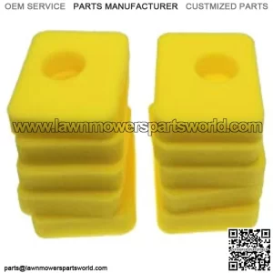 10 Pack 799579 Air Cleaner Foam Filter Replace for 4248, 5434, 799579 Fits 09P602 09P702 550e-550ex Series 09P000, 08P000 Engine Lawn Mower
