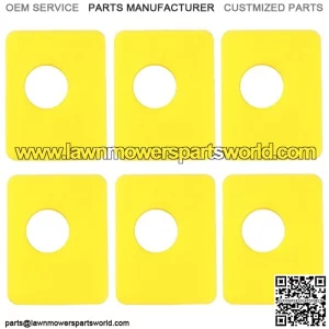 Pack-of-6 799579 Air Filter BS-799579 compatible with Troy Bilt TB110 TB115 TB554 Lawn Mower Briggs 300E 450E 500E Series 08P502 09P602 09P702 4248 5434