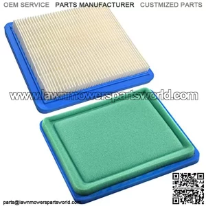 2-Pack Air Filter Cartridge w/Pre-Filter Compatible with Briggs & Stratton 3.5-6.75 HP Quantum Engines 625-1575 Series 625 650 675 625e 675e 675ex 725e 725ex Series Lawn Mower Engines