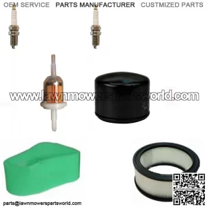 Tune Up Maintenance Service Kit Air Fuel Oil Filters Fits John Deere L130