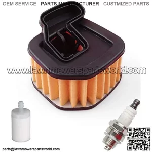 537207501 Air Filter + Fuel Filter + Spark Plug Fit for Husqvarna 570 575 576 EPA 570XP 575XP 576XP Chainsaw