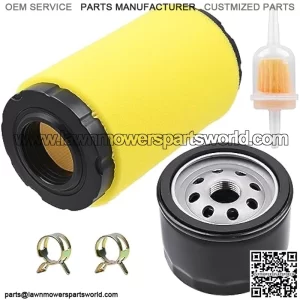 793569 Air Filter 492932S Oil Filter Tune Up Kit for Husqvarna YTH18542 YTH22V46 Z254 YTH2348 Z246 YTA18542 YTA22V46 YTA24V48 YTH24V54 Mower w/ 17.5hp 19.5hp 20hp 21hp B&S Engine