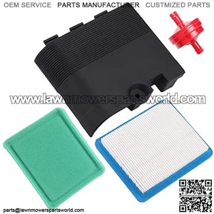 491588S Air Filter with 692298 Air Cleaner Cover for 491588 491435S 399959 493537 281340 281288 281069 280937