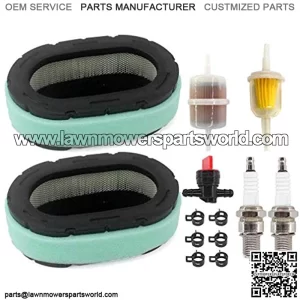 Tune Up Kit for Cub Cadet XT1-LT46 XT1-LT50 XT2-GX54 XT2-LX42 RZT-L54 RZT-S42 Troy-Bilt 42" 46" 50" 54" XP Zero-Turn Mower Tractor Craftsman G8300 G8400 Air Filter Spark Plug Cut Off Valve