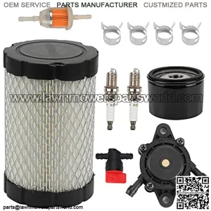 MIU14395 Air Filter with Fuel Pump Fuel Filter for D100 D105 D110 D130 D140 D160 D170 D125 L105 L107 LA135 Lawn Mower Tractor for 796031 591334 594201