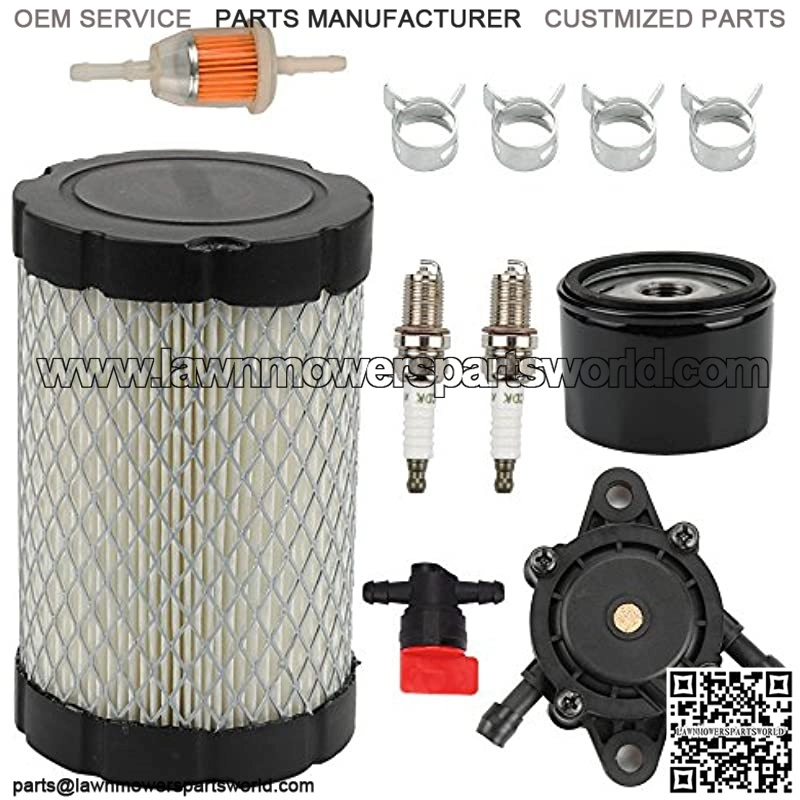 MIU14395 Air Filter with Fuel Pump Fuel Filter for D100 D105 D110 D130 D140 D160 D170 D125 L105 L107 LA135 Lawn Mower Tractor for 796031 591334 594201