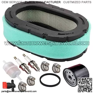 32 083 09-S Air Filter with Oil Fuel Filter kit, 3208309S Air Filter for KT620 KT715 KT725 KT730 KT735 KT740 KT745 19HP-26HP 7000 Series Engine Replace 3208309 32-083-09 32-083-09-s By Karen