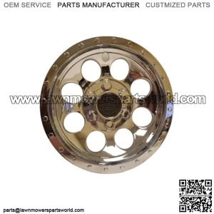 Set of 4 Golf Cart 10" Chrome Wheel Cover Hub Caps for EZGO Club Car and Yamaha