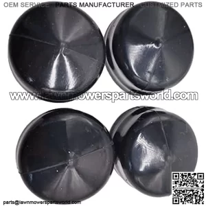4pcs 532104757 Rubber Wheel Axle Hub Caps for , Weed Eater, Poulan, Sears, Crafstman, and Roper Lawn Mower, Lawn tor and Snow Blower 532175039, 104757X, 104757X428