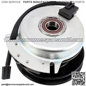 Electric Power Take Off Clutch Electric PTO Clutch 717-04376 Fit for Bolens, for Cub Cadet, for Huskee, for MTD, for Sears Craftsman, for Troy Bilt, for White Outdoor 1" Crankshaft 6" PULLEY OD
