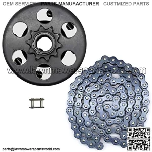Centrifugal Go Kart Clutch, 3/4" Bore 10T 10 Tooth 6.5 HP with #40/41/420 Chain for Predator 212cc Small Engine Minibike Lawnmower Fun Kart, 3/4 inch Clutch