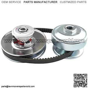 40 Series 1" Bore GO Kart CVT Torque Converter clutch kit, 1" Bore Driver Clutch + 3/4" Driven Clutch + 203785 Drive Belt Replaces Comet 40/44 Series for Mini Bike, Go Kart, Lawnmower