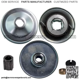 3/4" Bore 30 Series Torque Converter Drive Clutch for Mini Bike 3/16" Key Way