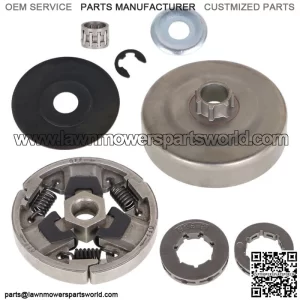 Clutch Drum Rim Sprocket Kit For Husqvarna 355 359 357XP 357 EPA Chainsaw 3/8"-7