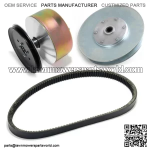 Primary Drive Secondary Driven Clutch Belt Kit For John Deere TX Turf 4x2 Gator