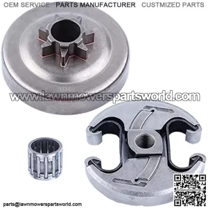 325-7 Clutch Drum Sprocket Rim Needle Bearing Kit for Husqvarna 340 345 346 350 351 353 Chainsaw Replace for 537 11 0503, 503 87 3072