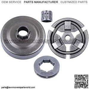 3/8"-7T Clutch Drum Rim Sprocket Kit Fit for Husqvarna 262XP 261 262 254 Chainsaw