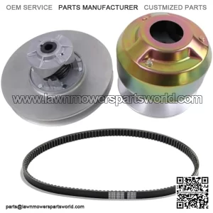 Clutch Kit AM138487 AM138486 with Belt Compatible with John Deere Utility Vehicle 4X2 4X4 HPX HPX815E 6X4 Trail Worksite Gator