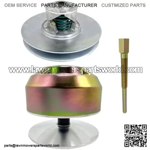 AM140985 AM140967 Primary & Secondary Drive Clutch Assembly Compatible with John Deere 4X2 Gators, Diesel Gator, Trail Gator, Worksite Gator, 1200A Bunker and Field Vehicle,AM141005,AMT27