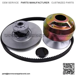 Primary & Secondary Driven Clutch Drive Belt AM140967 AM140985 RE28721 Compatible with John Deere 4X2 6X4 AMT600 AMT622 AMT626 Gas Gator Utility Vehicles Riding Mower/Bunker Rake 1200A