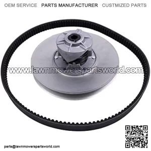 Secondary Drive Clutch AM140967 AM140967 AM136806 AM128235 AMT2707 with Belt RE28721 Compatible with John Deere 4X2 6X4 AMT600 AMT622 AMT626 Gas Gator Utility Vehicles