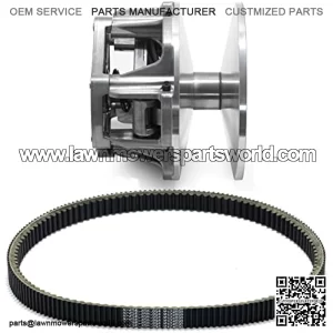 Primary Drive Clutch with Belt for John Deere XUV Gator Utility Vehicle 825i 825E 825M, Replaces AUC14491 AM146794, M174096