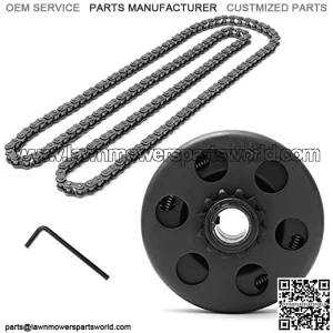 Go Kart Mini Bike Clutch 3/4 Bore 12T with #35 Chain Fit for Go Kart Minibike Engines