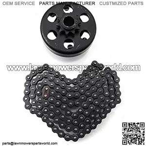 Go Kart Centrifugal Clutch 3/4" Bore Tooth with #40/41/420 Chain Replacement for Mini Bike Go Kart Lawnmower 2-6.5HP Engine