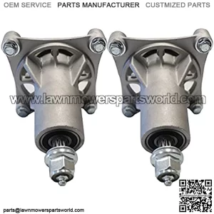 Spindle Assembly Lawn Mower Mandrel Replaces AYP 187292 192870 21546238 21546299 / 532187282 532187281 for 42" 46" 48" 54" Deck(2 Pack)