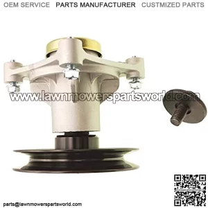 46" Zero-Turn Mower RZ4623 Spindle Assembly with Pulley Replace 532174356 82-015 285-108 11014 GT2248 GTH2548 YTH1848XP YTH2748 Jonsered 532174358 LT19A LT2119A LT2122A Pulley 539113962