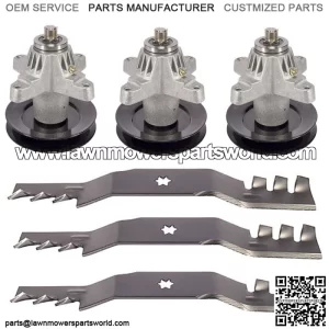 Spindles Blades fits MTD Fits Cub Cadet 50" 918-04126 742-04053 RZT50 RZT-L50 RZ