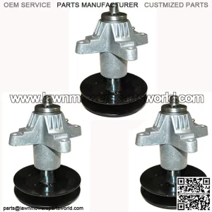 3 Mower Mandrel Spindles 618-0671 918-0671 918-0671B for MTD Fits Cub Cadet 54"
