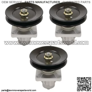 (3) Spindles For MTD Fits Cub Cadet 618-0660, 918-0660, 918-0660B, 918-0625B