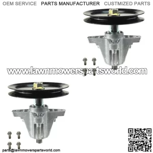 2 Spindle Assemblies w/ Screws 46" Deck Fits Cub Cadet LTX1046 LTX1045