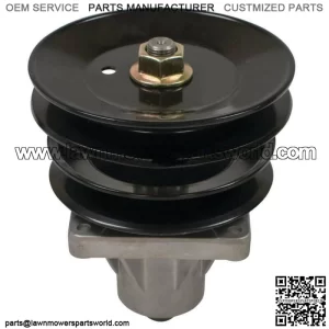 Double Pulley Deck Spindle Assembly 618-04134C 918-04134B, 618-04134D