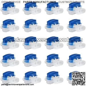 Pack of 20 Electrical IDC 314-BOX Wire Connectors for Robotic Lawn Mowers, Irrigation Applications