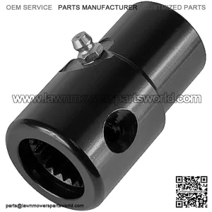 Replacement Part OEM for Shaft Splined Coupling fits for John Deere HPX615E HPX815E XUV625i Gas AM143829 Index-DDR965-GTF1-63383