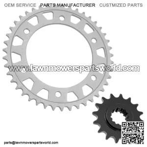 Front Rear Drive Chain Sprocket for Husaberg FC501 1994 / FC600 1994