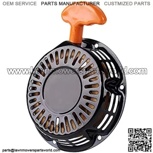 Fix Pull Start Recoil Starter Repalcement for Predator 212cc 6.5HP 7HP OHV Engine Generator Lawnmower Black