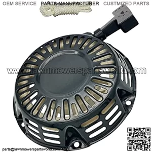 Predator 212 Ct200u Recoil Pull Starter w/Pull Cord for Honda Clones Generator Coleman Champion 159cc 196cc 212cc 224cc Engine OEM Black