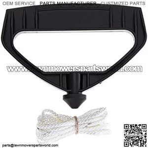 Universal Mitten Style 44" Rope Starter Handle for Two Stage Snow Throwers Blowers